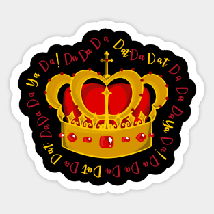 king george iii da da da dat da Sticker